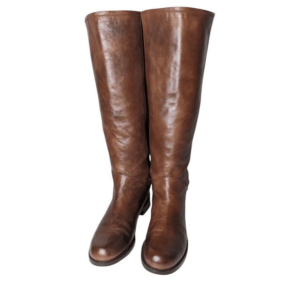 STUART WEITZMAN Accumulate Tall Back-Stretch Riding Boot Size 6.5M - Picture 4 of 8